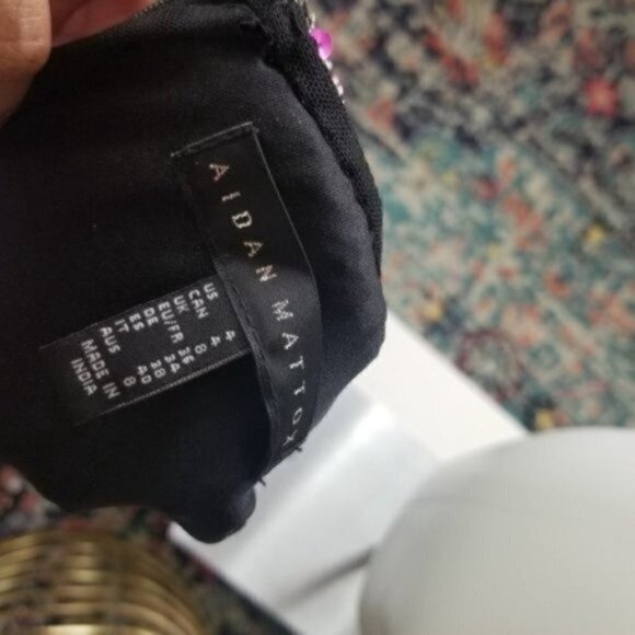 Aidan Mattox Heavily Sequin Beaded Party Dress - Picture 15 of 16